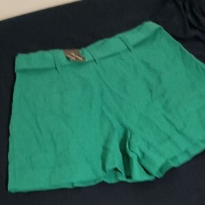 Worthington High Waist Green Shorts